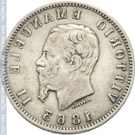 1 lira 1863 usato