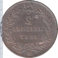 2 centesimi 1861 usato