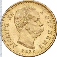 20 lire umberto i 1881 usato