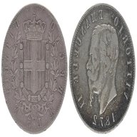 5 lire 1872 usato