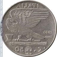 50 centesimi 1940 usato