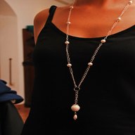 collana perle lunga usato