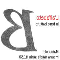 lettere alfabeto ferro usato