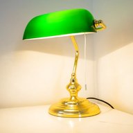 lampada ottone verde usato