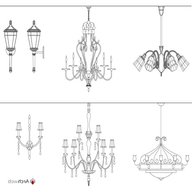 disegni lampadari usato