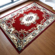 tappeto persiano rosso fiori usato