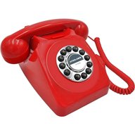 telefono fisso vintage rosso usato