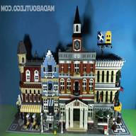 lego 10224 town hall usato