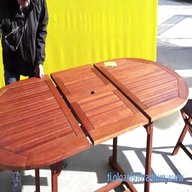 tavolino esterno pieghevole usato