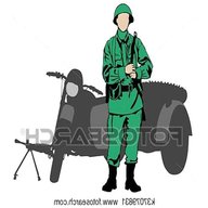 militare motociclista usato