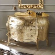 mobili bombato barocco oro usato