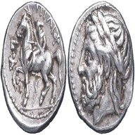 antica moneta greca usato