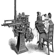 macchina tipografica usato