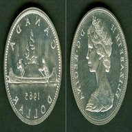 canada 1965 dollar usato