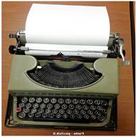 macchina scrivere antica olivetti lettera usato