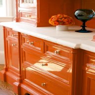orange cabinet usato