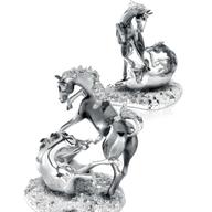 scultura cavallo ottaviani argento usato
