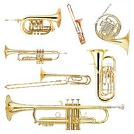 strumenti musicali ottoni trombe usato