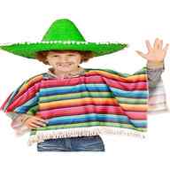 poncho messicano bambino usato