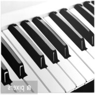 pianoforte tastiera usato