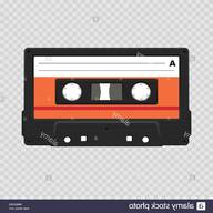 stock audio cassette usato