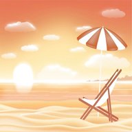 ombrellone mare usato