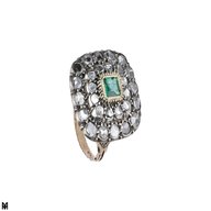 anello smeraldo antico usato
