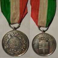 medaglia argento valore usato