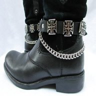new rock boots women usato