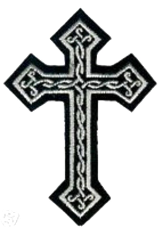 Toppa distintivo termoadesivo Croce di Malta 