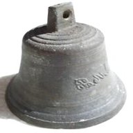 campana antica in bronzo usato