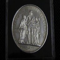 10 franchi argento 1968 usato
