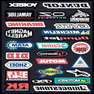 adesivi sponsor moto cross usato