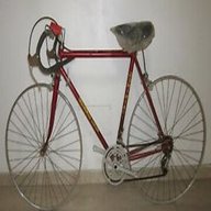 bici corsa vintage rossa usato