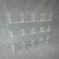 espositore plexiglass tasche usato