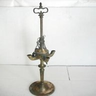 lampada olio ottone in vendita usato