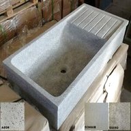 lavandino cemento usato
