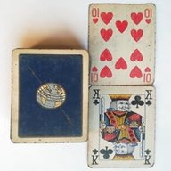 mazzo carte vintage usato