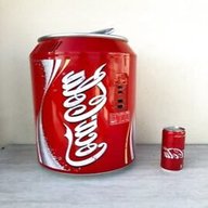 mini frigo coca cola forma lattina usato