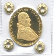 moneta oro papa giovanni usato