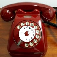 vintage rosso telefono usato