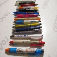 collezione penne sfera pubblicitarie usato