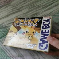 pokemon giallo boxato usato