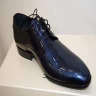 scarpe cerimonia uomo blu usato