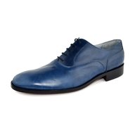 scarpe eleganti uomo blu usato