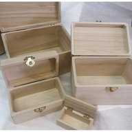 scatole legno grezzo usato