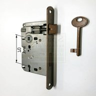 serratura porta usato