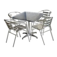 sedie bar tavoli alluminio usato