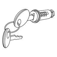 serratura bauletto shad 45 usato