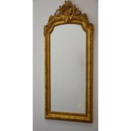 specchio foglia oro usato